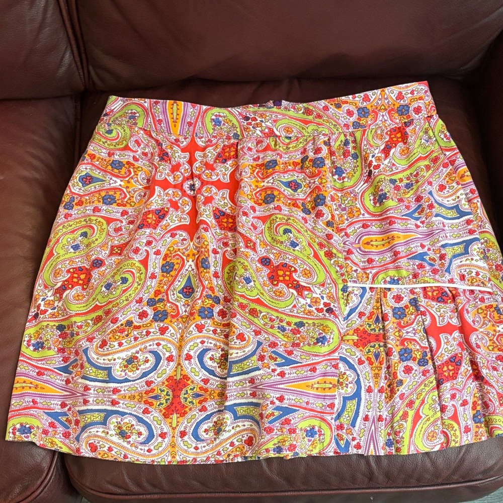 Peter Millar Colorful Paisley Skort